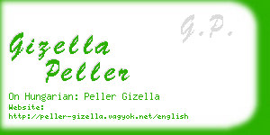 gizella peller business card